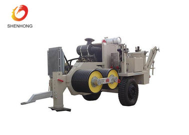 Durable Wire Rope Tensioner Puller Machine , Hydraulic Cable Tensioner 22T