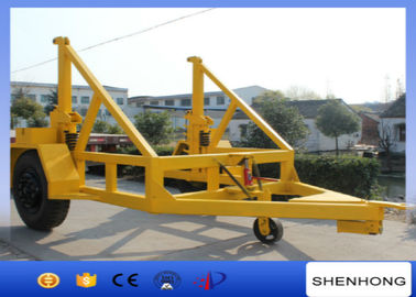 Multifunction Cable Drum Trailer Cable Reel Carrier For Hauling And Lifting
